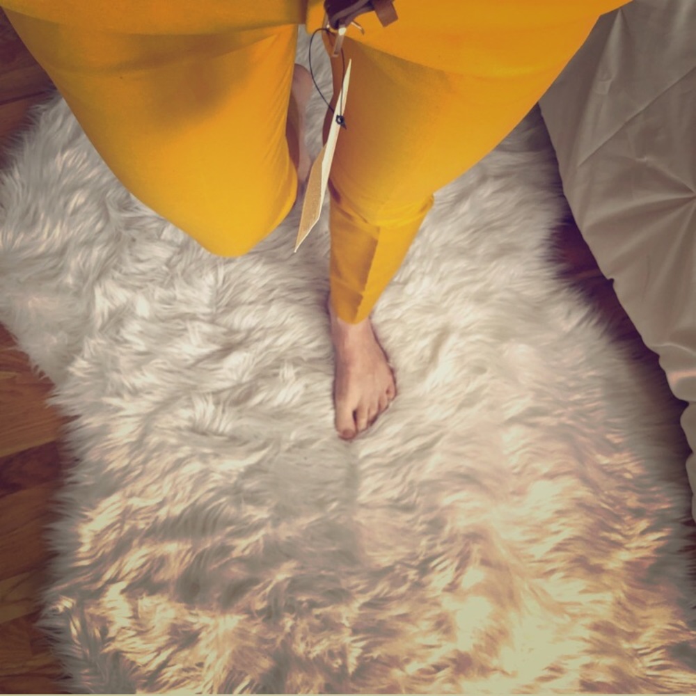 ZARA Mustard Yellow Pants